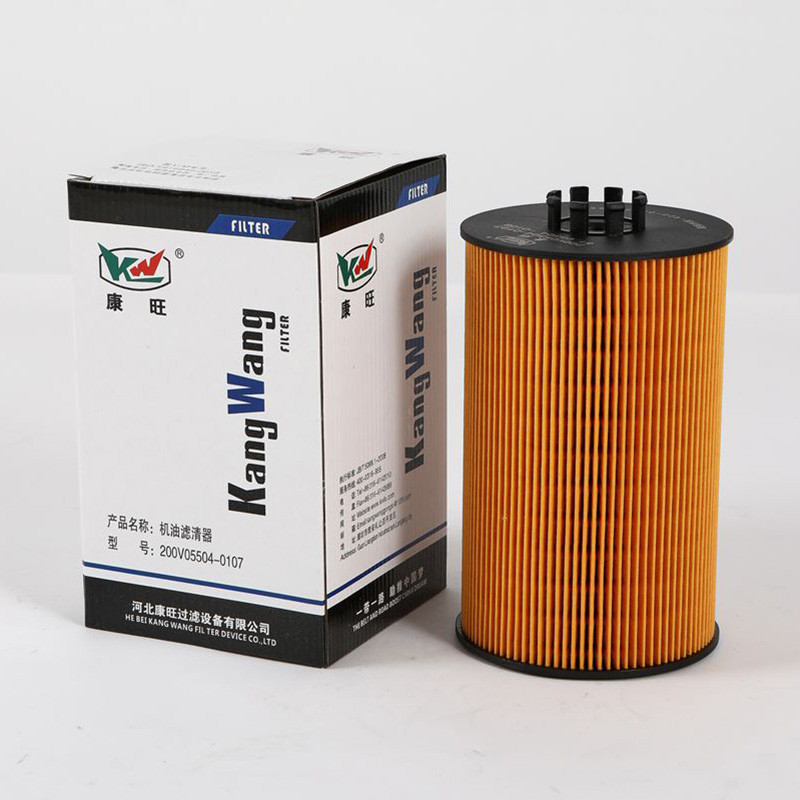 200V05504-0107 ভারী নির্মাণ যন্ত্রপাতিতে সেমি ট্রাকের জন্য তেল ফিল্টার কার্টিজ