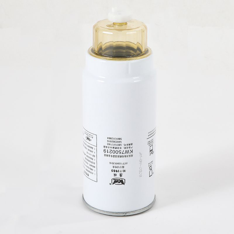 KW7500219 1 বছর কম রক্ষণাবেক্ষণ এবং কার্যকর পরিস্রাবণ সঙ্গে ট্রাক জ্বালানী ফিল্টার